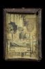 รูปถ่ายซีเปียอัดกระจกครูบาเจ้าศรีวิชัย พัดคณะราษฎร์ ปี พ.ศ.2475 