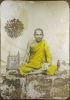 รูปถ่ายซีเปียหลวงปู่ดี วัดเทวสังฆราม จ.กาญจนบุรี