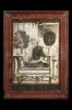 รูปถ่ายซีเปียครูบาเจ้าศรีวิชัย พัดคณะราษฎร์ ปี พ.ศ.2475